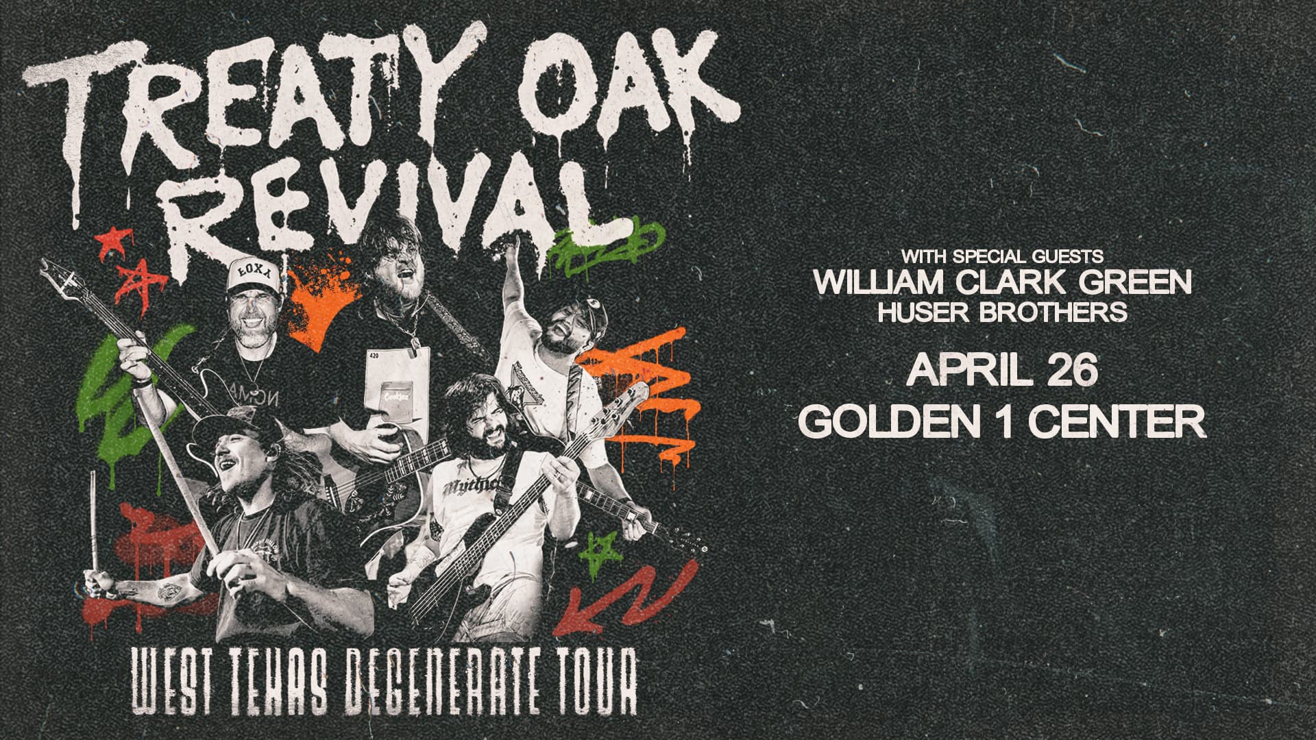 Treaty Oak Revival at Golden 1 Center